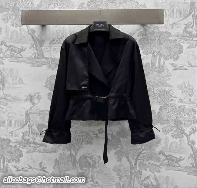 Luxury Discount Prada Jacket P90403 Black 2024