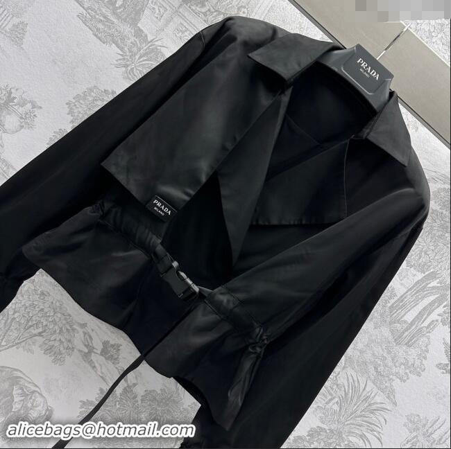 Luxury Discount Prada Jacket P90403 Black 2024