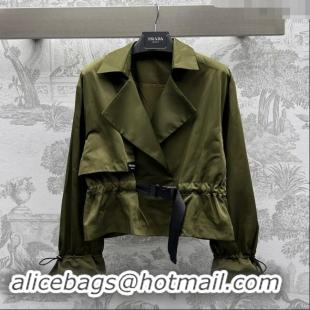 ​Well Crafted Prada Jacket P90404 Green 2024