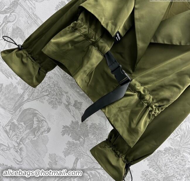 ​Well Crafted Prada Jacket P90404 Green 2024