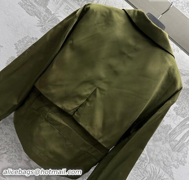 ​Well Crafted Prada Jacket P90404 Green 2024