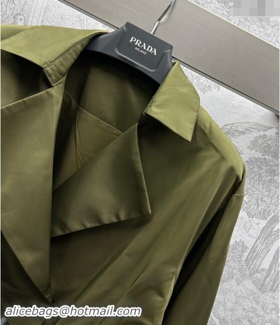 ​Well Crafted Prada Jacket P90404 Green 2024