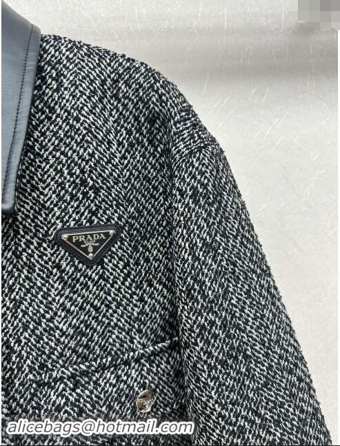 Super Quality Prada Wool Jacket P90405 Grey 2024