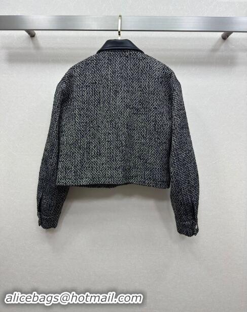 Super Quality Prada Wool Jacket P90405 Grey 2024