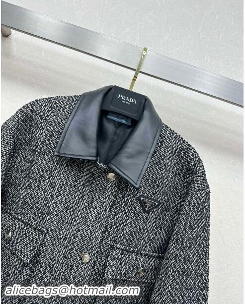 Super Quality Prada Wool Jacket P90405 Grey 2024