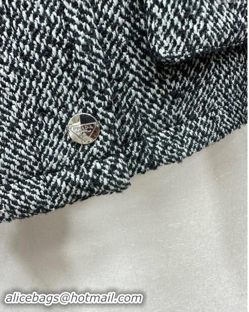 Super Quality Prada Wool Jacket P90405 Grey 2024