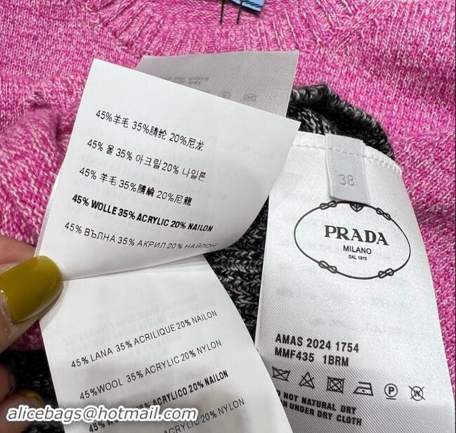 ​Reasonable Price Prada Wool Short-sleeved Sweater P90407 2024