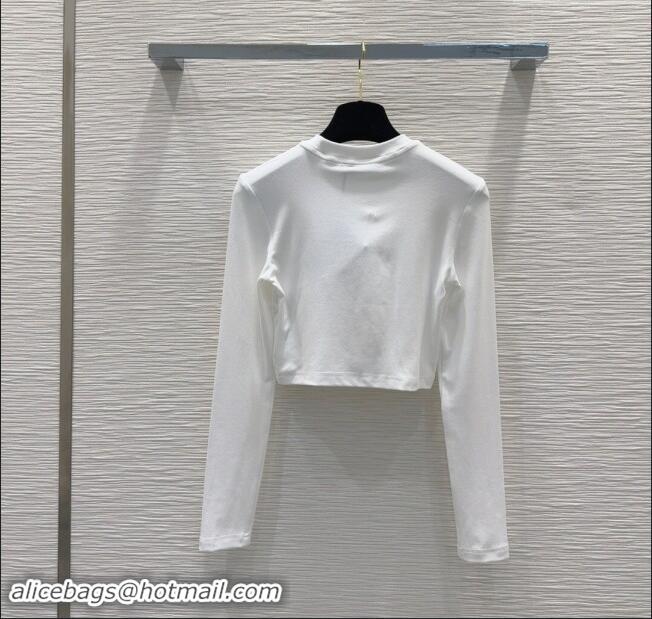 Super Quality Prada Short Top P90409 White 2024