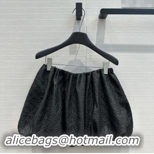 Hot Sell Cheap Prada Bud Skirt P90414 Black 2024