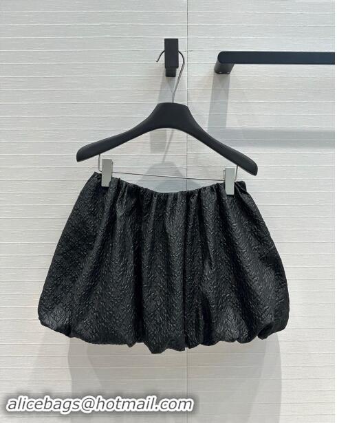 Hot Sell Cheap Prada Bud Skirt P90414 Black 2024