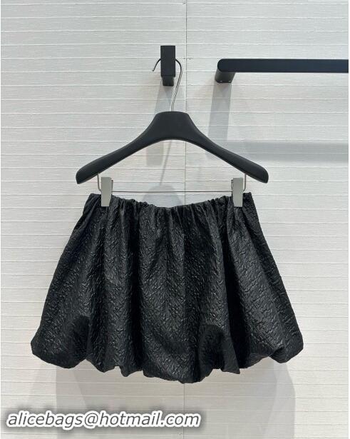 Hot Sell Cheap Prada Bud Skirt P90414 Black 2024