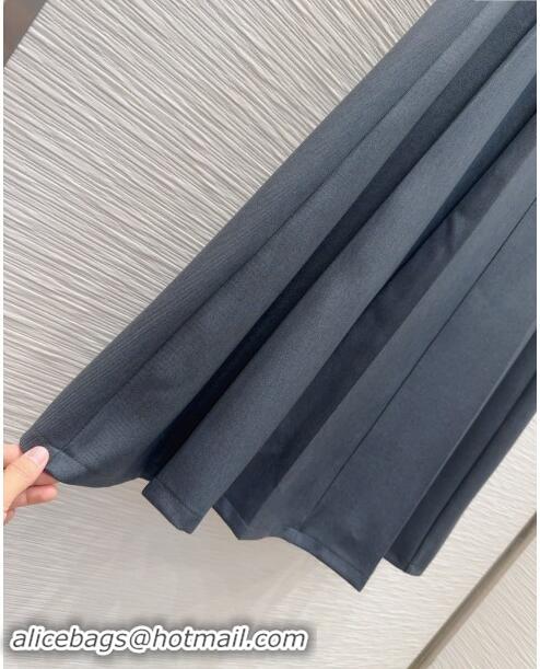 Famous Brand Prada Skirt with Belt P92508 Grey 2024