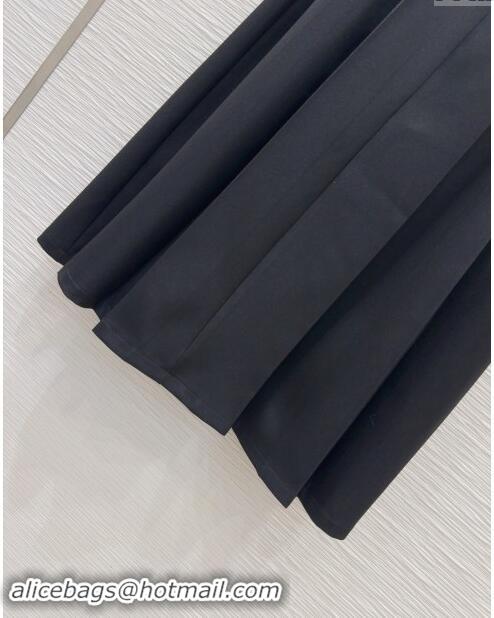 Super Quality Prada Skirt with Belt P92509 Black 2024