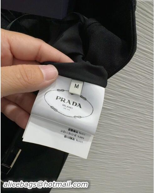 Super Quality Prada Skirt with Belt P92509 Black 2024