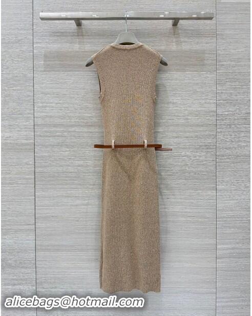 ​Top Quality Discount Prada Knit Dress P92510 Beige 2024