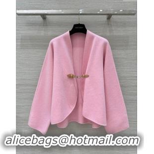 ​Top Design Louis Vuitton Cashmere Cape LV83016 Pink 2024