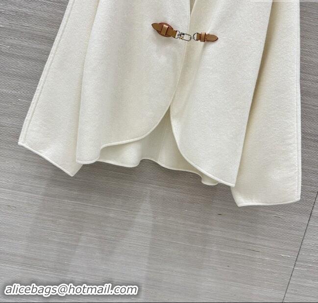 ​Super Quality Louis Vuitton Cashmere Cape LV83017 White 2024