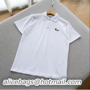 Traditional Specials Burberry Cotton Polo T-shirt B72640 White 2024 (For Men)