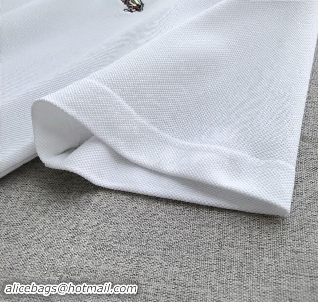 Traditional Specials Burberry Cotton Polo T-shirt B72640 White 2024 (For Men)