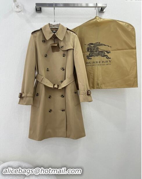 Reasonable Price Burberry Trench Coat B91913 Khaki 2024