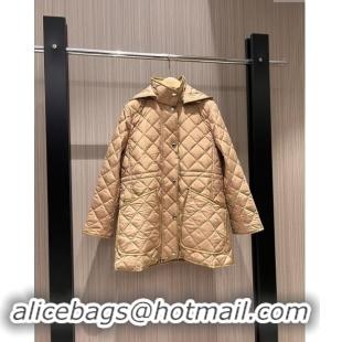 Luxury Cheap Burberry Padded Coat B92525 Brown 2024