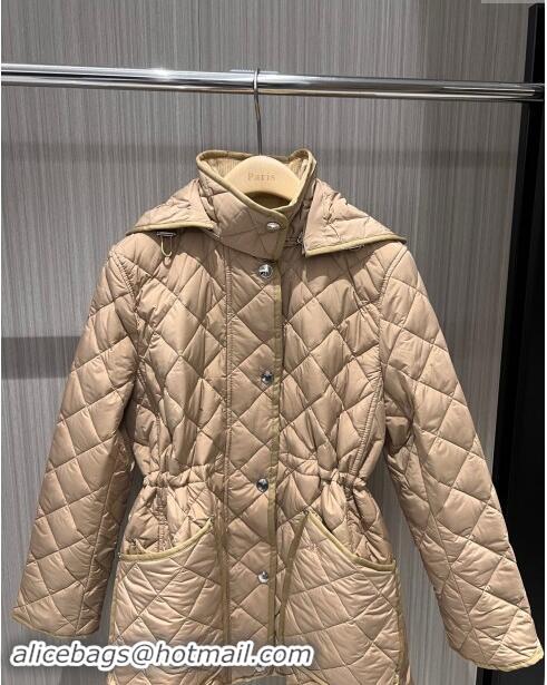 Luxury Cheap Burberry Padded Coat B92525 Brown 2024