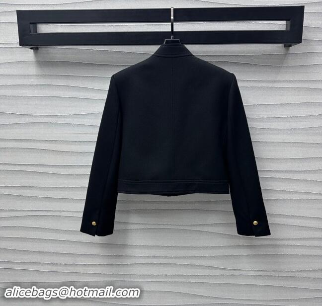 Luxury Discount Celine Wool Jacket M92531 Black 2024