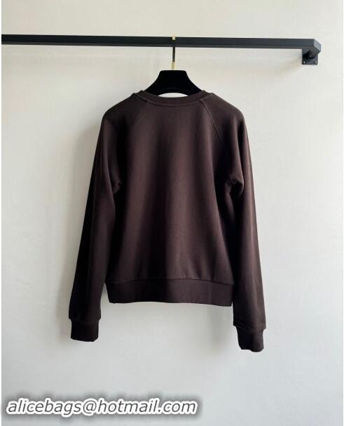 ​Good Looking Celine Sweatershirt C92401 Dark Brown 2024