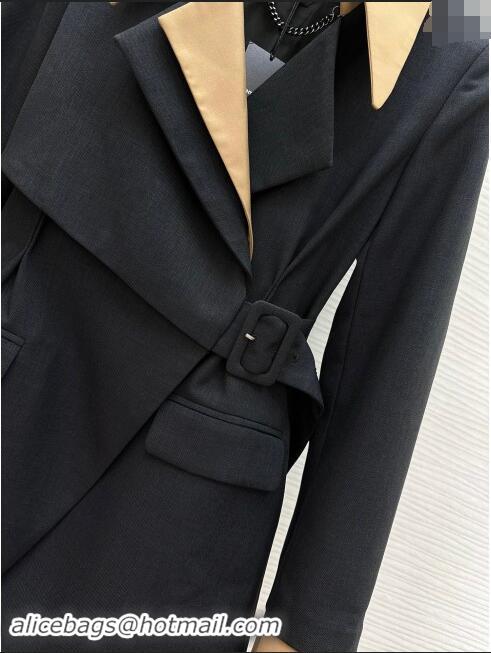 Well Crafted Saint Laurent Jacket Dress S82412 Black 2024