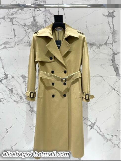 Well Crafted Saint Laurent Trench Coat S91909 Khaki 2024