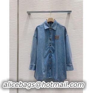 Grade Luxury Miu Miu Denim Shirt M83004 Blue 2024