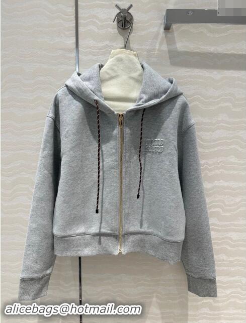 Good Looking Miu Miu Jacket and Shorts M91004 Grey 2024