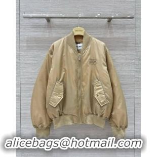 Top Grade Miu Miu Padded Jacket M91112 Beige 2024