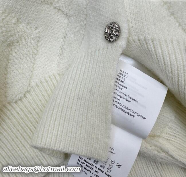 ​Top Grade Miu Miu Wool Cardigan M91901 White 2024