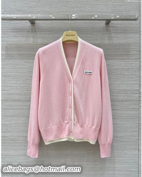 ​Good Looking Miu Miu Wool Cardigan and Pants M92306 Pink 2024