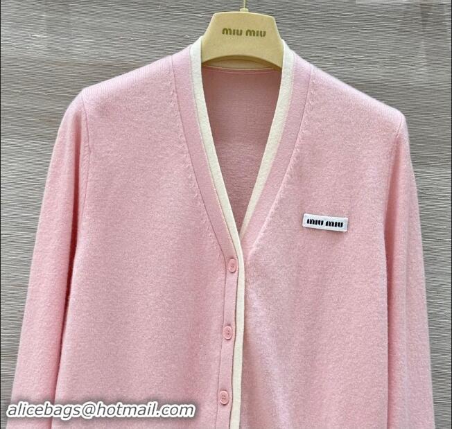 ​Good Looking Miu Miu Wool Cardigan and Pants M92306 Pink 2024