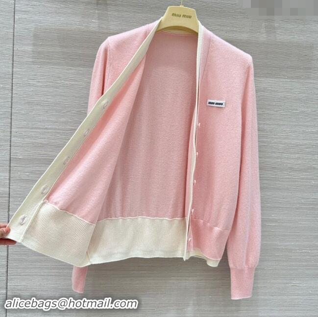 ​Good Looking Miu Miu Wool Cardigan and Pants M92306 Pink 2024