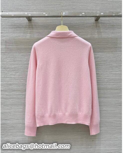 ​Super Quality Miu Miu Wool Cardigan and Pants M92308 Pink 2024