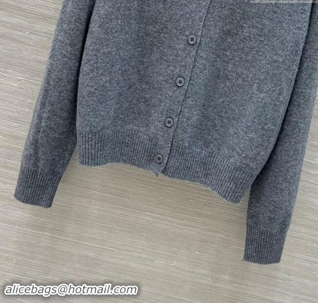 Low Cost Miu Miu Wool Cardigan and Pants M92309 Grey 2024