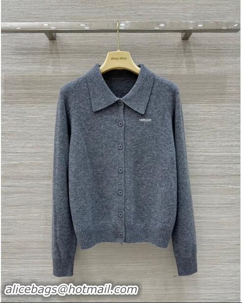 Low Cost Miu Miu Wool Cardigan and Pants M92309 Grey 2024