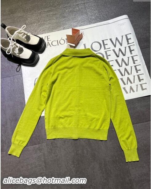 ​Well Crafted Miu Miu Cashmere Cardigan M92511 Green 2024