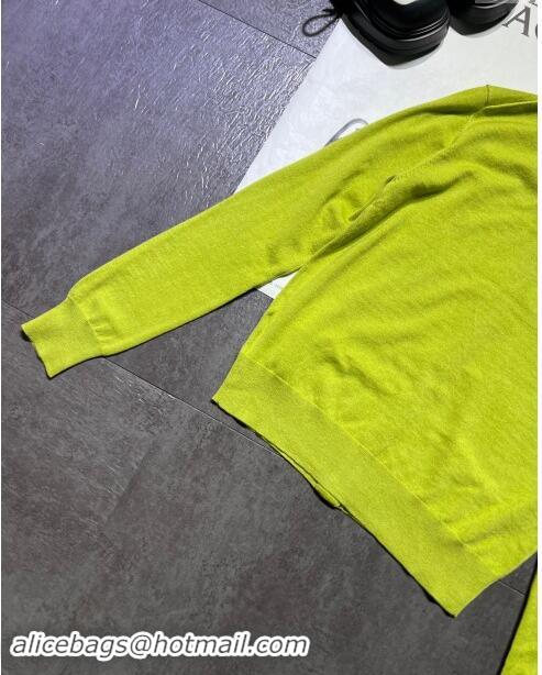 ​Well Crafted Miu Miu Cashmere Cardigan M92511 Green 2024