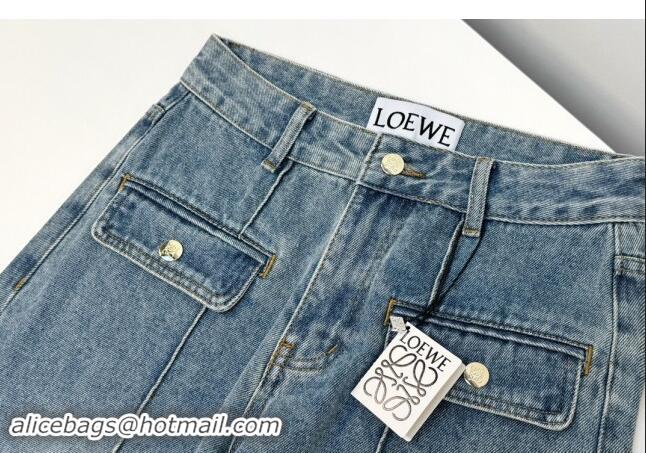 ​Market Sells Loewe Denim Jeans L82725 Blue 2024