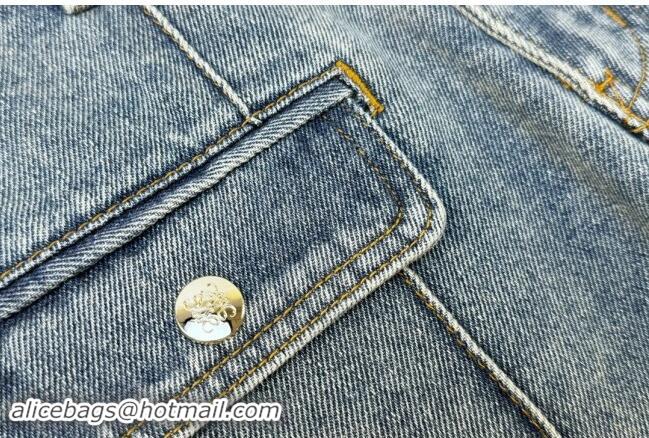 ​Market Sells Loewe Denim Jeans L82725 Blue 2024