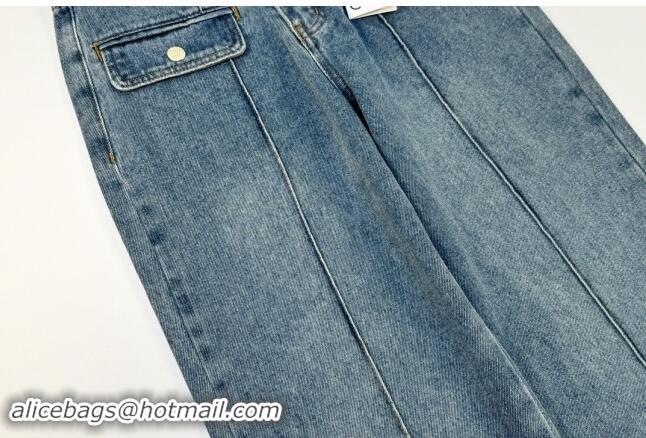 ​Market Sells Loewe Denim Jeans L82725 Blue 2024