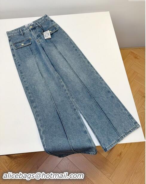 ​Market Sells Loewe Denim Jeans L82725 Blue 2024