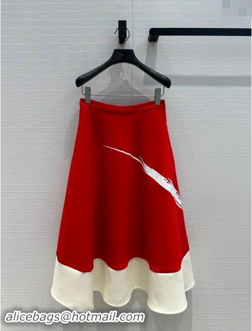 Well Crafted Valentino Skirt V82415 Red 2024