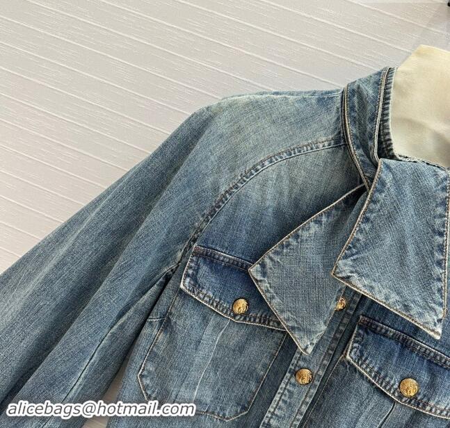 Reasonable Price Zimmermann Denim Shirt Z92529 Blue 2024