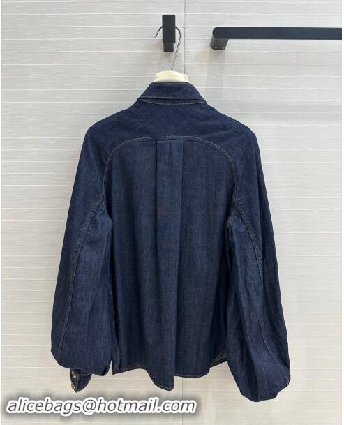 Well Crafted Zimmermann Denim Shirt Z92530 Blue 2024