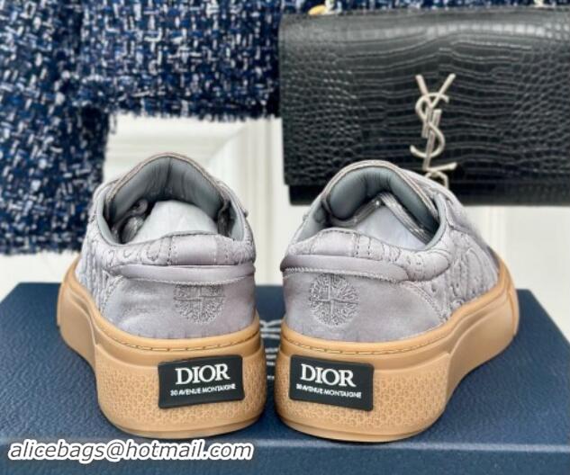 Low Price Dior DIOR AND STONE ISLAND Low-top Sneakers in Oblique Satin Light Grey 930057